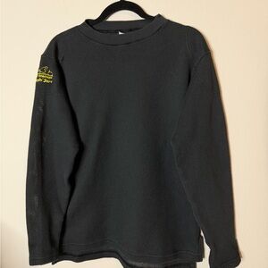 Men's Black Kevlar Crewneck Long Sleeve